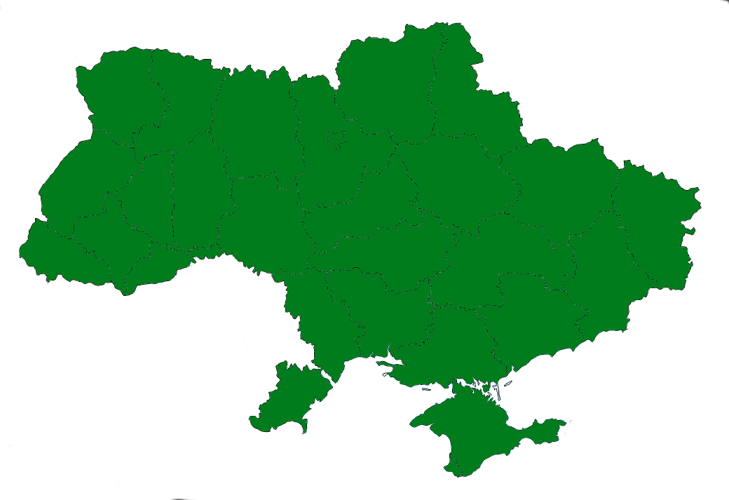 Map de l'Ukraine dont les oblasts sont parfaitement connus par le joueur